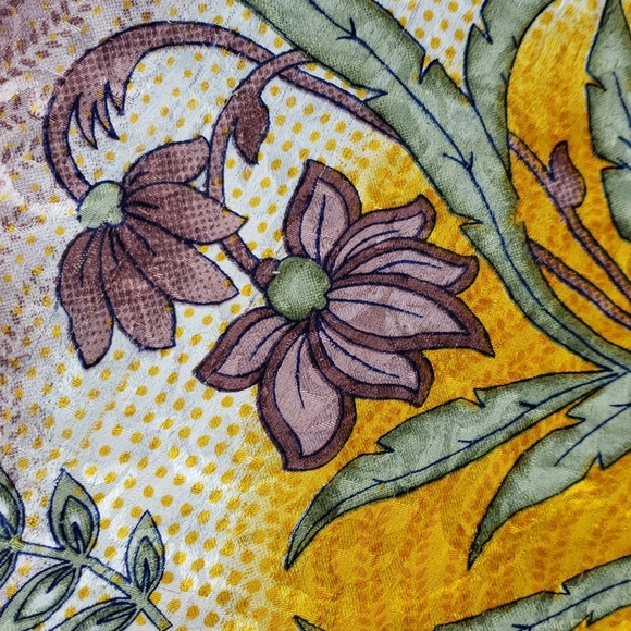 Darn Good Yarn Sari Silk Wrap Skirt Tea Goddess - Picture 13 of 16